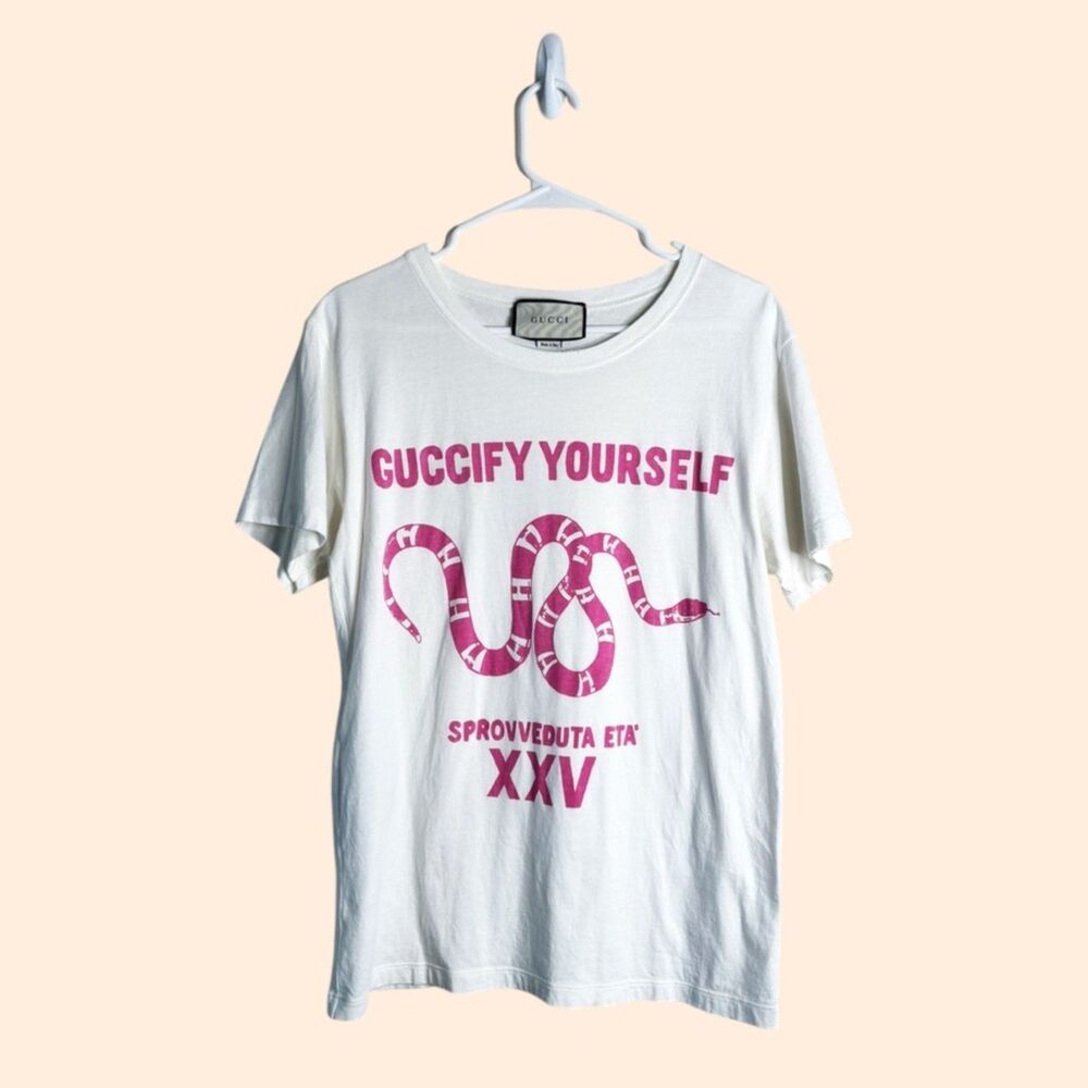 Gucci Guccify Yourself Snake T-Shirt